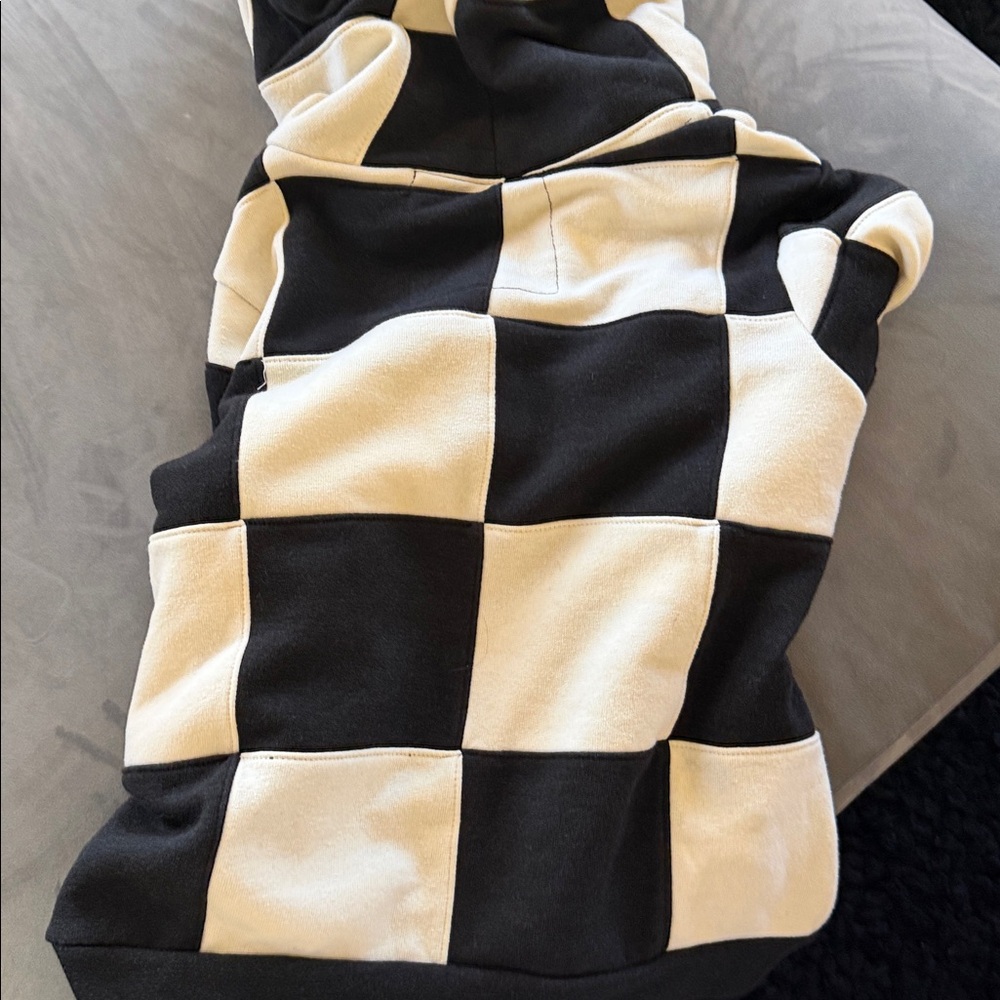 SOLD OUT Aviator Nation Check Quilt Zip Hoodie M - Picture 4 of 5